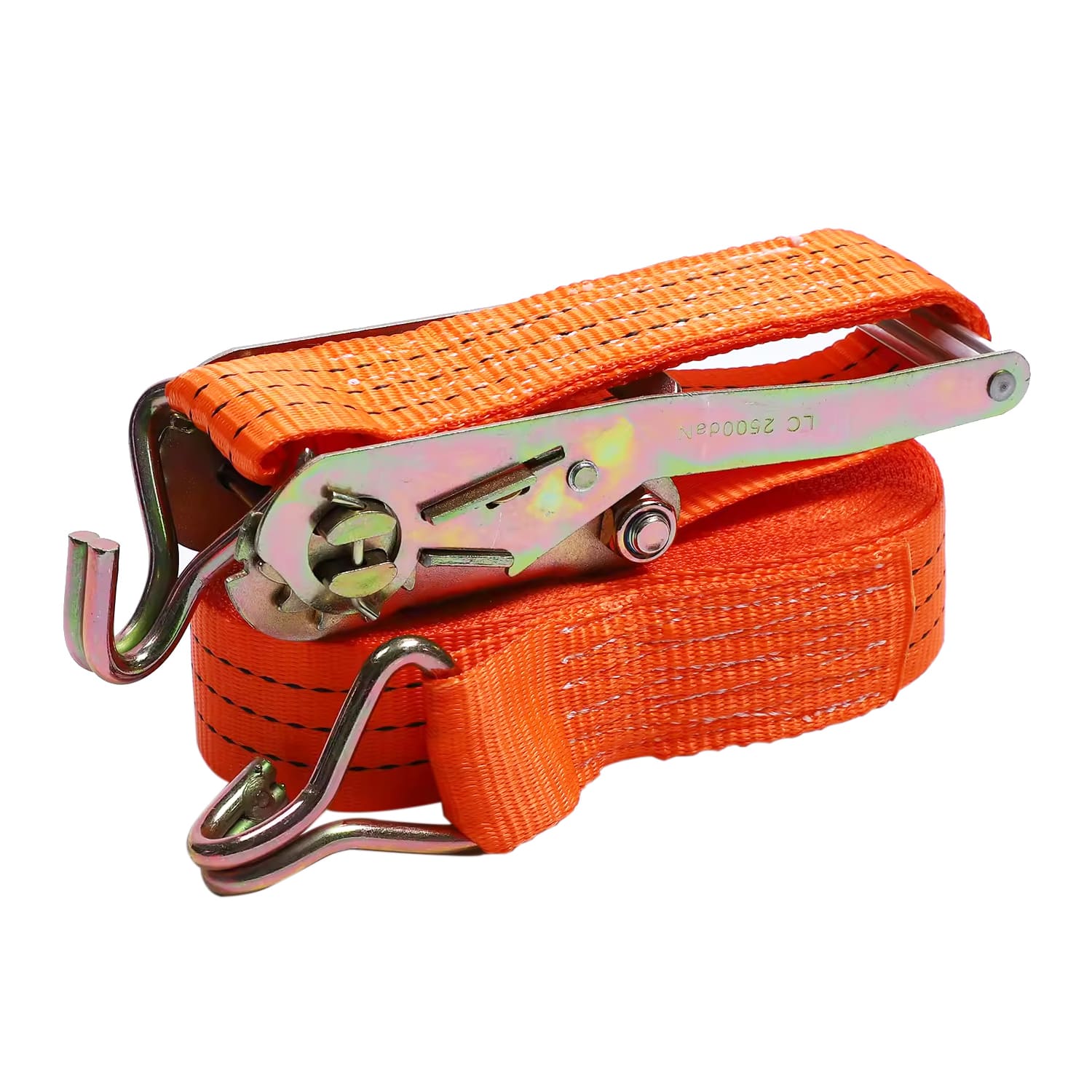 38mm 3t Colorer Zink Standard Håndtag Skralde Cargo Surring Strap
