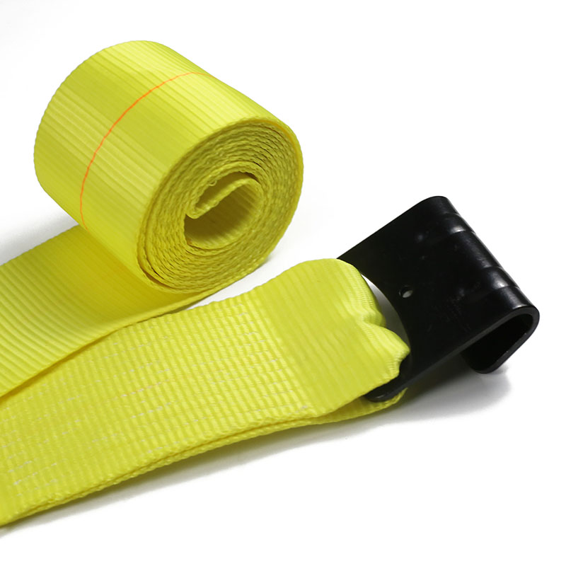 4 tommer polyester lastsurringsstropper til fladvogne