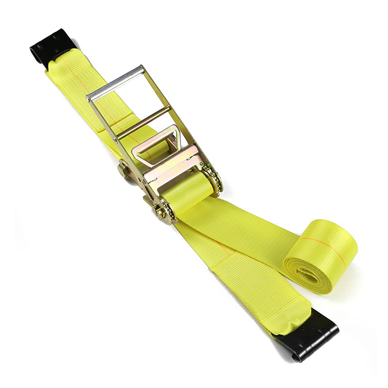 4 tommer polyester lastsurringsstropper til fladvogne