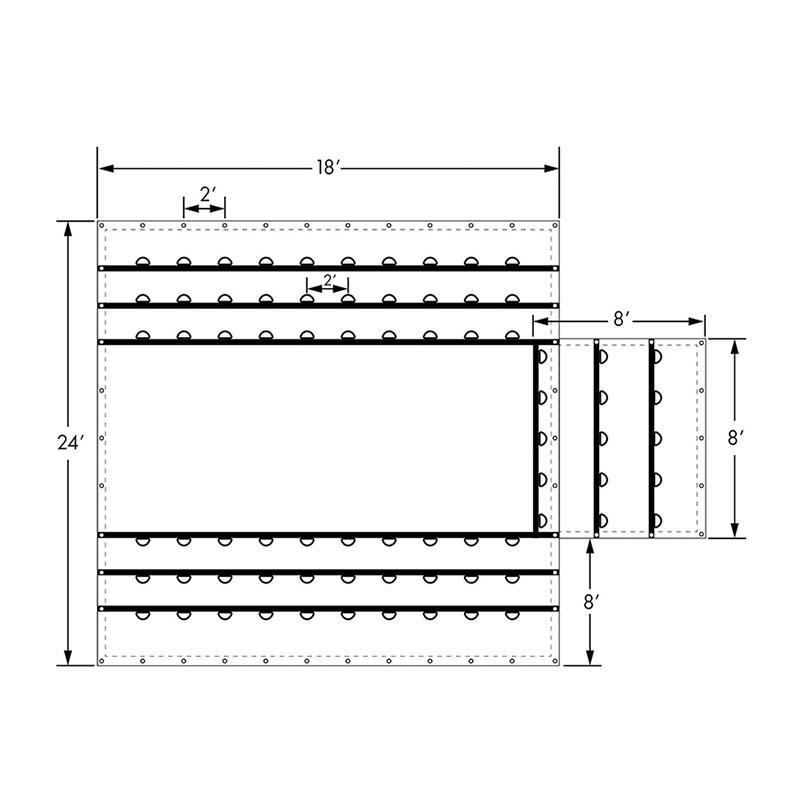 Heavy-Duty Tømmer presenninger