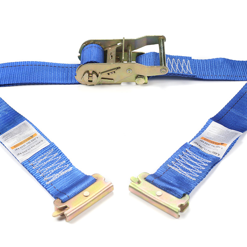 Den 2-tommer E-Track skralderem (blå)