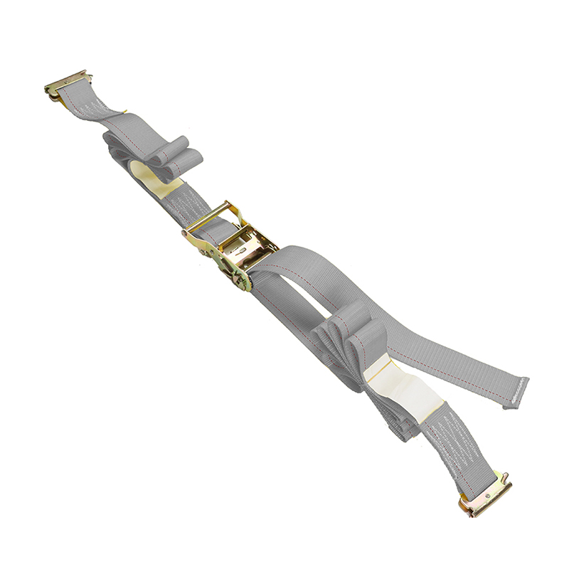 4-Pack 5FT galvaniserede skinner Ratchet Straps E-Track Kit