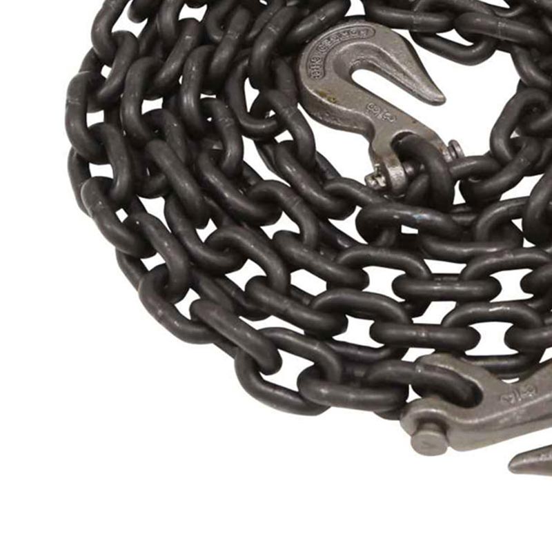 516 Tie Down Chain Assembly W Clevis Grab Hooks - Grade 80